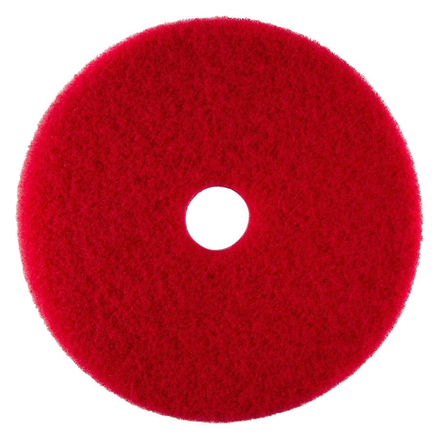 Floor Pad, 20", Red Buffing - 5/CS