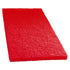 Floor Pad, 14" x 20" Rectangle, Red Buffing - 5/CS