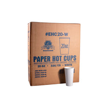 Load image into Gallery viewer, Empress Paper Hot Cup, White, 20 oz. - 50ct. 10/CS (EHC20-W)
