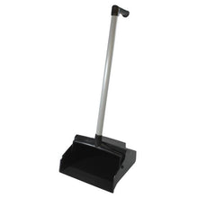 Load image into Gallery viewer, Plastic Lobby Dust Pan, L Grip Handle, Black (2602)
