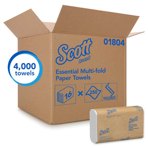Scott Essential White Multifold Paper Towels - 4000/CS (01804)