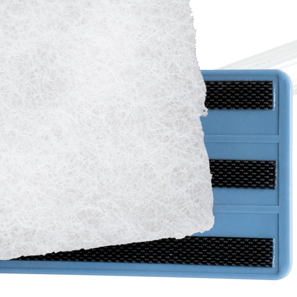 Doodlebug Utility Scrub Pad, White, Light Duty, 4 1/2" x 10" x 1"