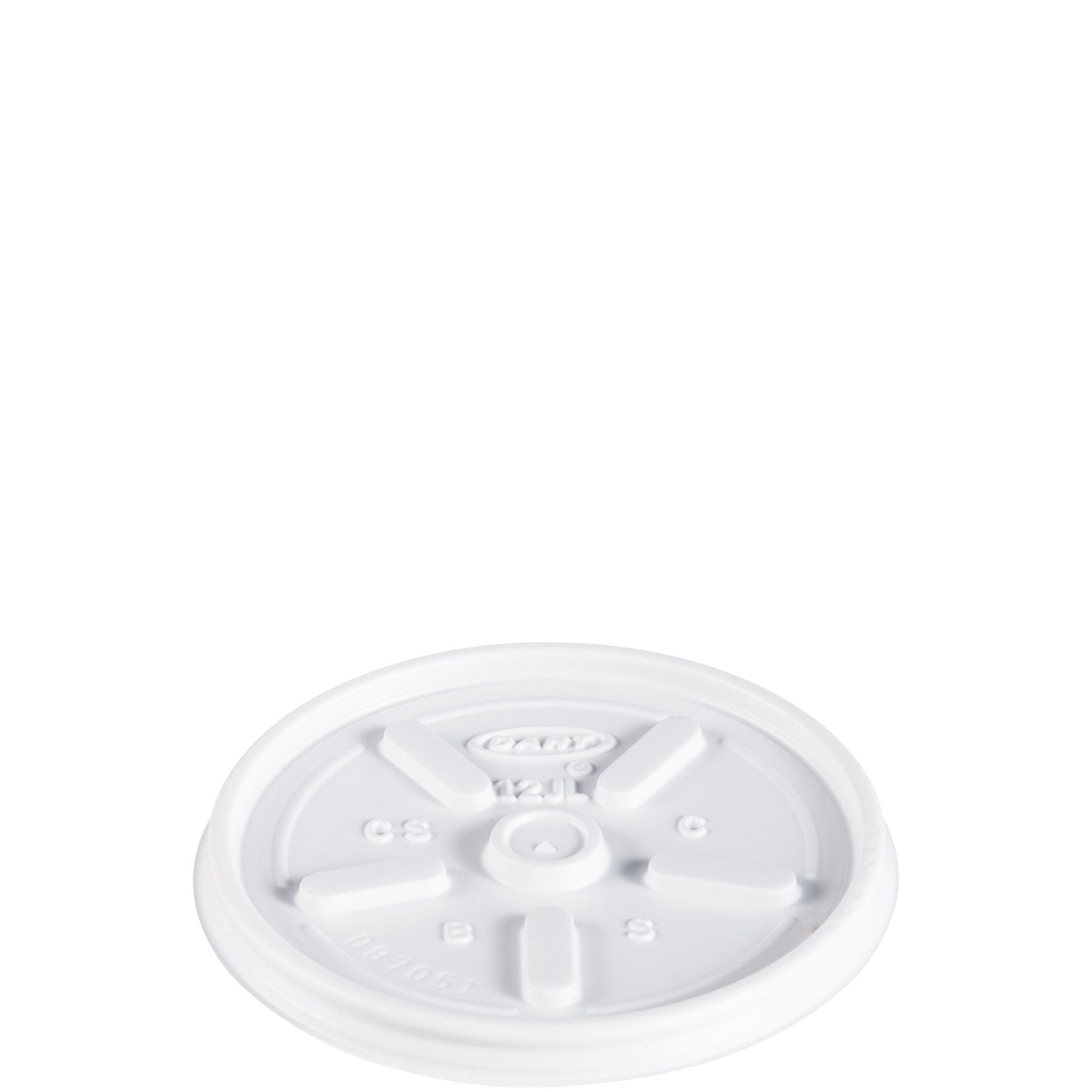 Dart Lid, 12 oz., Vented - 100ct. 10/CS (12JL)