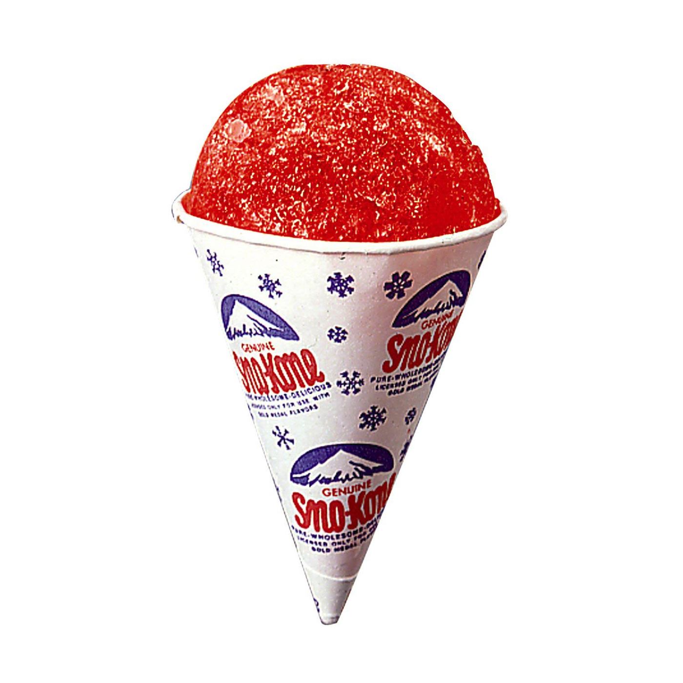 Sno Kone Cup, 6 oz., Rolled Rim, 200ct. Sleeve - 25/CS