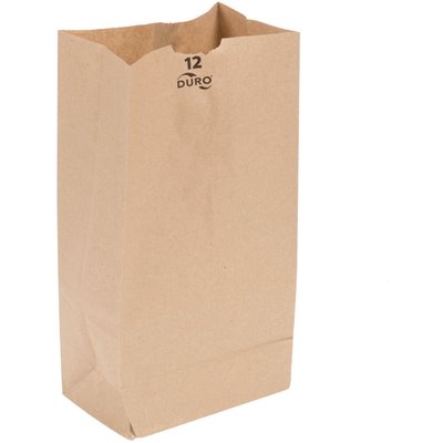 Paper Bag, Brown, 12# - 500/BNDL (18412)