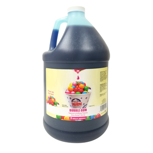 Sno Kone Syrup, Bubble Gum - 1 Gallon 4/CS