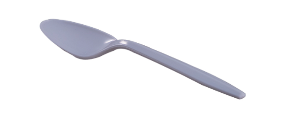 Empress Plastic Teaspoon, Unwrapped, White, Medium Weight - 1000/CS (E175002)