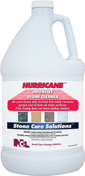 NCL Hurricane Intensive Stone Cleaner - 1 Gallon 4/CS