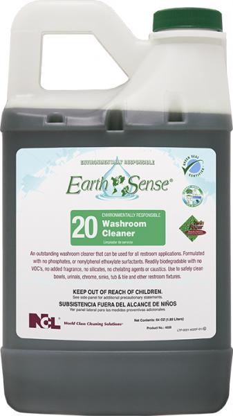 NCL Twin Power #20 Earth Sense Washroom Cleaner - 64 oz. 6/CS (4020)