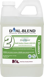 NCL Dual-Blend #2 Earth Sense Multi-Surface Cleaner w/ H2O2, Super Concentrate - 80 oz. 4/CS (5072)