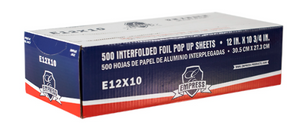 Aluminum Foil Sheets, 12" x 10.75" - 500ct. 6/CS