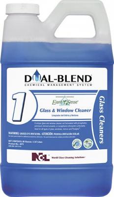 NCL Dual-Blend #1 Earth Sense Glass & Window Cleaner - 80 oz. 4/CS (5071)