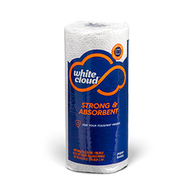 White Cloud Premium Kitchen Roll Towel, 90-Sheets/Roll - 24/CS (25820)