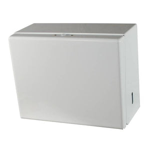 White Metal Singlefold Towel Dispenser (4030W)