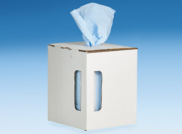 PROformance DRC Absorbent Wipers, 9" x 12" x 220', Blue, Perforated (3500B)