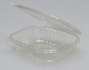 Genpak Hinged Lid Deli Container, 24 oz. - 100ct. 2/CS (AD24)