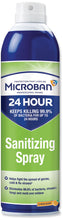 Load image into Gallery viewer, Microban Professional 24 Hour Disinfectant Spray, Citrus Scent - 15 oz. Aerosol 6/CS (30130)
