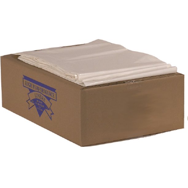 Can Liner, 17 x 18, 4 Gallon, High Density, Clear, 6 Micron, Ice Bucket Liner - 2000/CS (CHD18LC)