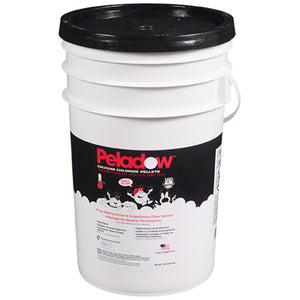 Peladow Calcium Chloride Pellet Ice Melt, 50lb. Pail