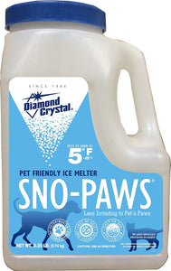 Diamond Crystal Sno-Paws Pet Friendly Ice Melt - 8.5lb. 4/CS