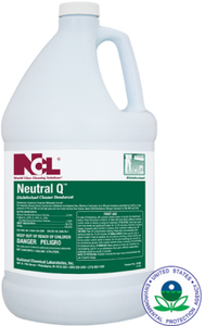 NCL Neutral Q Disinfectant, Cleaner & Deodorant - 1 Gallon 4/CS