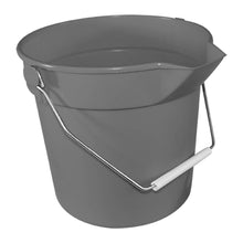Load image into Gallery viewer, Impact Deluxe Bucket w/Molded Pour Spout 10 Quart Gray (5510)

