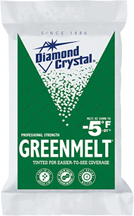 Diamond Crystal GreenMelt Premium Ice Melt Salt Blend, 50lb. Bag