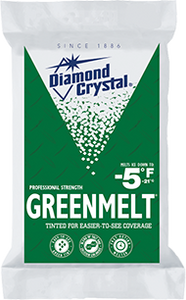 Diamond Crystal GreenMelt Premium Ice Melt Salt Blend, 50lb. Bag