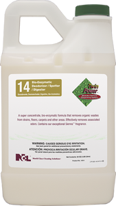 NCL Twin Power #14 Bio-Enzymatic Deodorizer / Spotter / Digester - 64 oz 6/CS (4014)