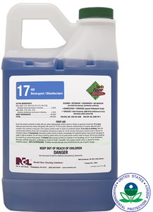 NCL Twin Power #17 HD Detergent / Disinfectant Cleaner - 64 oz. 6/CS