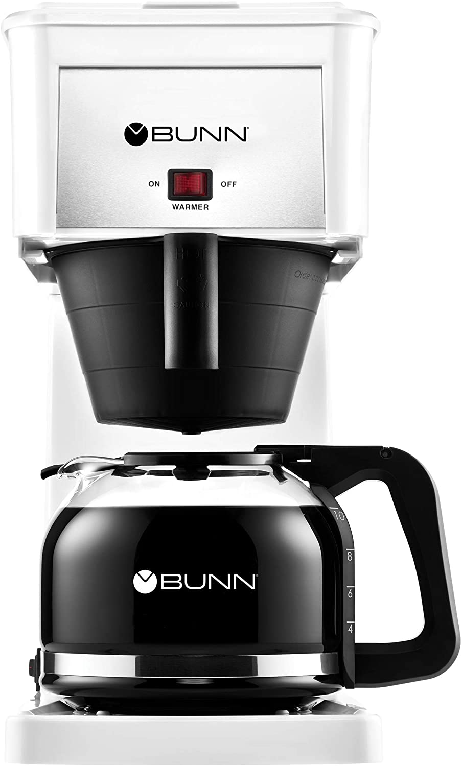 Bunn 10-Cup Home Coffee Maker, White (GRW)
