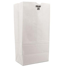 Load image into Gallery viewer, Paper Bag, White, 20# - 500/BNDL (51040)
