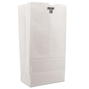 Paper Bag, White, 20# - 500/BNDL (51040)