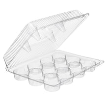 Load image into Gallery viewer, Plastic Cupcake Container, 12 Compartment - 25ct. 100/CS
