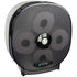 San Jamar Carousel Toilet Tissue Dispenser, Fits 4 Standard Rolls - Black Pearl (R3900TBK)