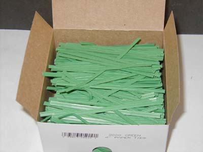Twist Tie, Green - 2000ct.