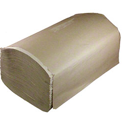 NOVA Singlefold Paper Towels, 1-Ply, 9" x 9.45", Natural - 4000/CS (NOVA 275SK / Kruger 01802)