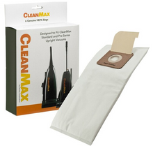 Load image into Gallery viewer, CleanMax Vacuum Bags for Nitro &amp; Pro Series, HEPA Bag, 6ct. (CMH-6)
