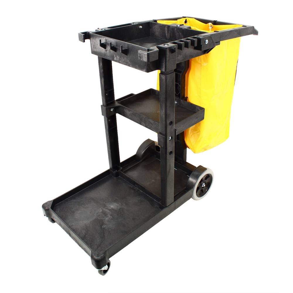 Janitor Cart w/25 Gallon Vinyl Bag (96977)