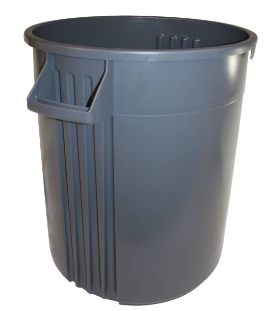 Impact Gator Container, 32 Gallon , Gray