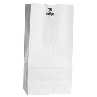 Paper Bag, White, 10# - 500/BNDL (51030)