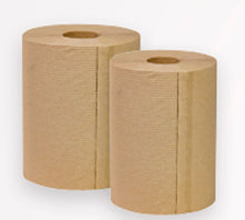 Load image into Gallery viewer, NOVA Brown Roll Towels, 8&quot; x 350&#39; - 12/CS (NOVA 350N)
