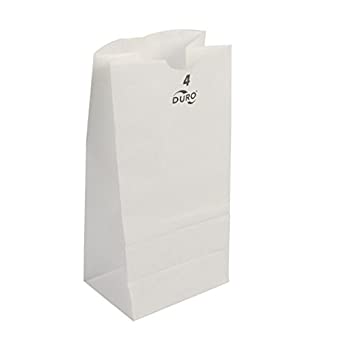 Paper Bag, White, 4# - 500/BNDL (51004)