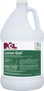NCL Lemon-Quat Disinfectant, Cleaner, Mildewstat, Fungicide, Virucide & Deodorizer - 1 Gallon 4/CS